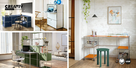 Arbeiten von zu Hause? Mit USM wird’s stilvoll!